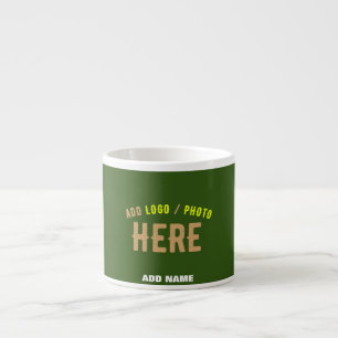 TAZA DE ESPRESSO MARCA VERIFICADA VERIFICADA VERDE VERDE VERDE DE P