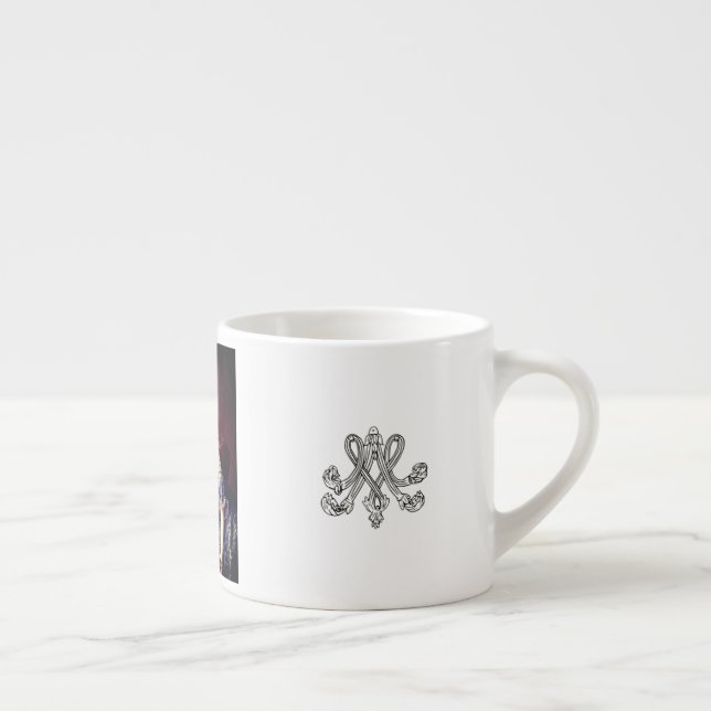 Taza De Espresso Marie Antoinette Monogramm– Royal Monogram (Derecha)