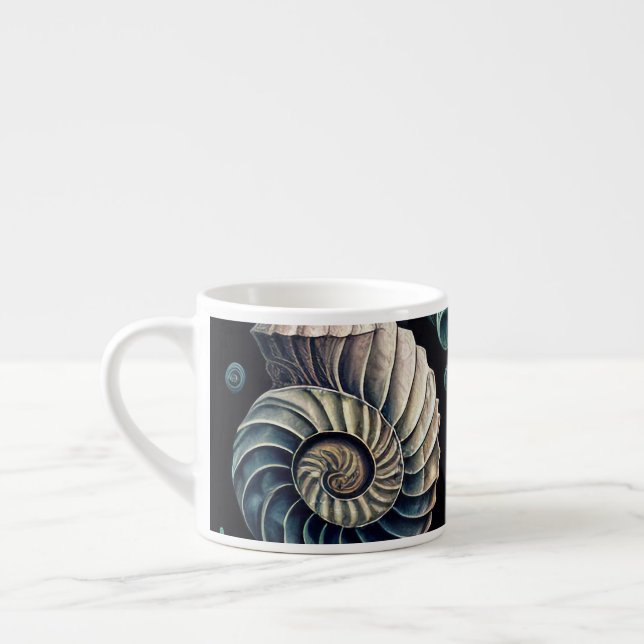 Taza De Espresso Marine Treasures (Izquierda)