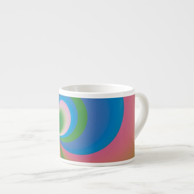 Taza De Espresso Mariposa Azul (Derecha)