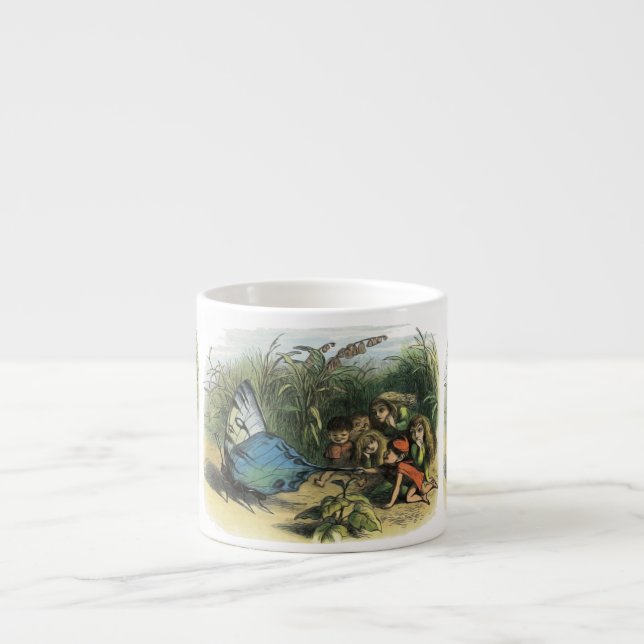 Taza De Espresso Mariposa Elf Artwork Cuidad Elves Butterflies (Frente)