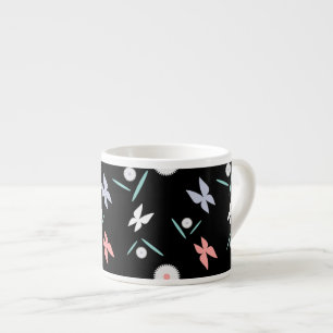 Taza De Espresso Mariposas
