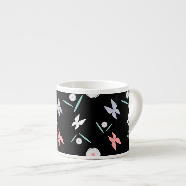 Taza De Espresso Mariposas (Derecha)