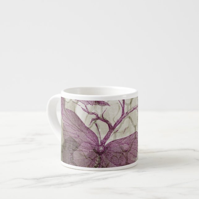 Taza De Espresso Mariposas árabes III (Izquierda)