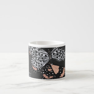 Taza De Espresso Mariposas de época