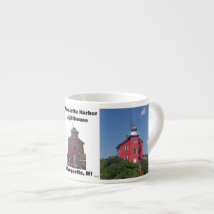 Taza De Espresso Marquette Harbour Lighthouse espresso mug