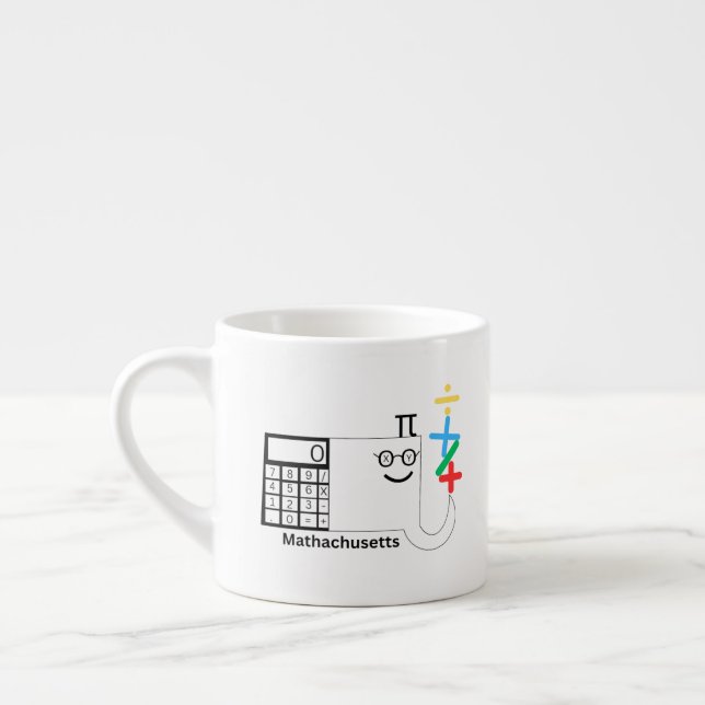 Taza De Espresso Massachusetts Mathachusetts Espresso Mug (Izquierda)