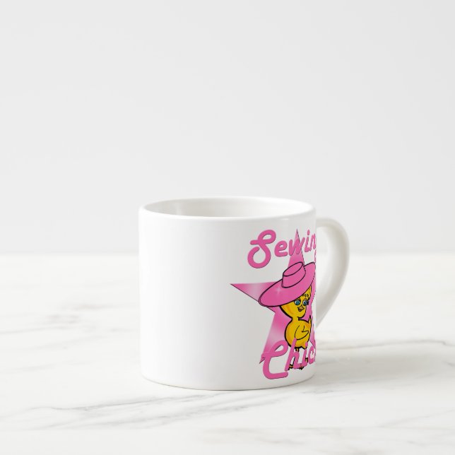 Taza De Espresso Masticando el pollo #8 (Derecha)
