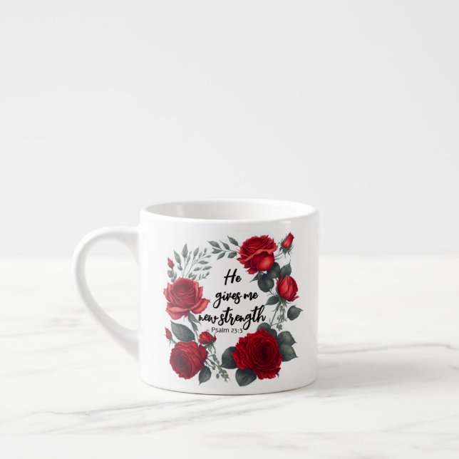 Taza De Espresso Me Da Una Nueva Fuerza (Izquierda)