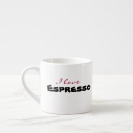 Taza De Espresso Me encanta [personalizar]
