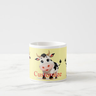 Taza De Espresso Me Gusta El Arte De Vacas Thunder_Cove