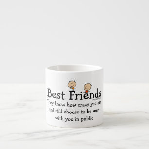 Taza De Espresso Mejor amigo loco