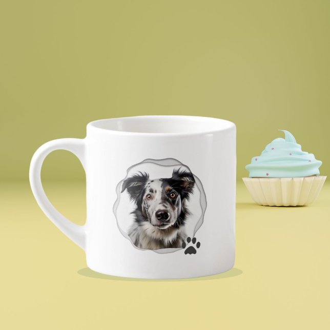 Taza De Espresso Mejor foto de mamá de perro (Subido por el creador)