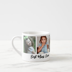 Taza De Espresso Mejor Mimi Nunca Nietos 5 Fotografía Collage  