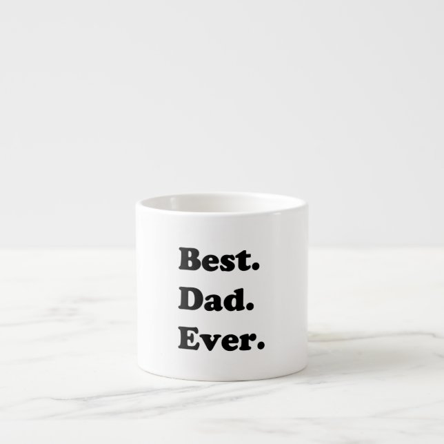 Taza De Espresso mejor padre jamás (Frente)