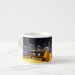 Taza De Espresso Melbourne Australia CBD enciende el puente de la R