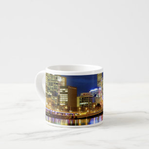 Taza De Espresso Melbourne, Australia. Las vistas nocturnas del 2