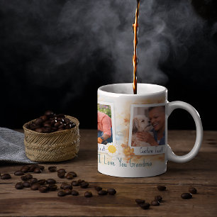 Taza De Espresso Memorias personalizadas de la abuela Foto de tempo