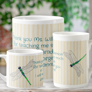 Taza De Espresso Mensaje de agradecimiento del profesor al estudian