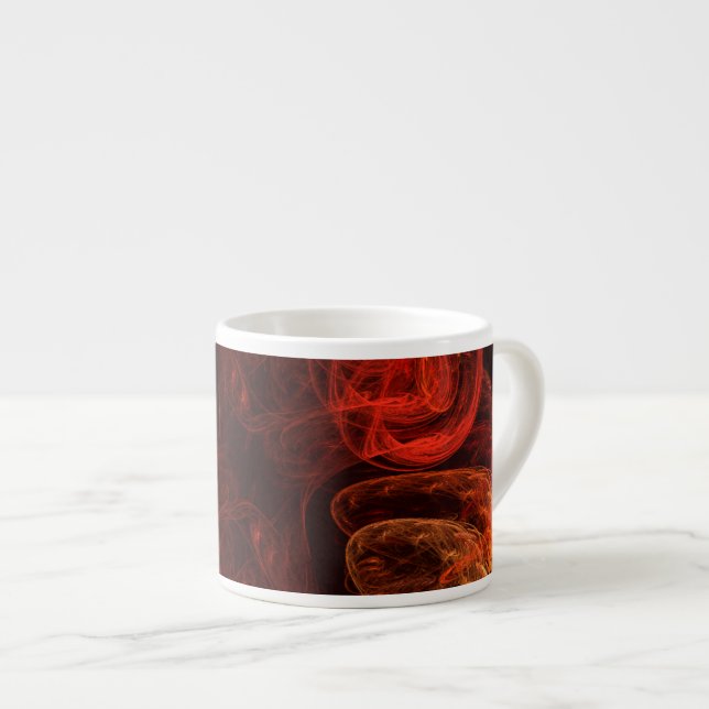 Taza De Espresso Metamorfosis Resumen Art Espresso Mug (Derecha)