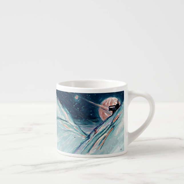 Taza De Espresso Mi futuro hogar en el espacio (Derecha)