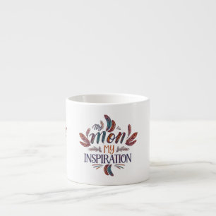 Taza De Espresso Mi mamá, mi inspiración - Espresso Mug Design