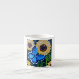 Taza De Espresso MI Mariposa Azul