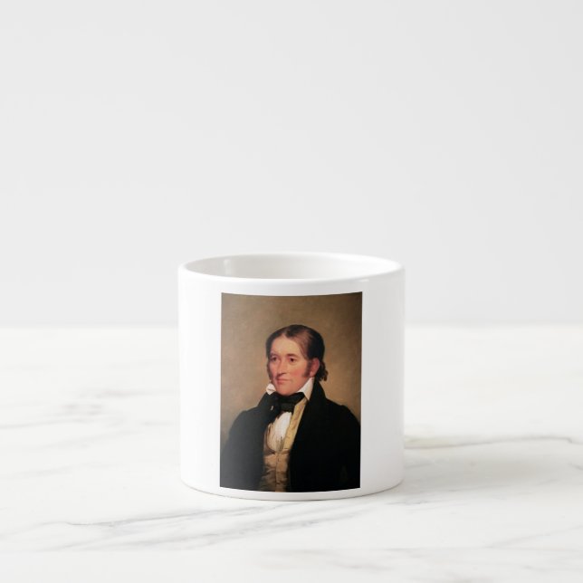 Taza De Espresso Miembro del Congreso Davy Crockett por Chester (Frente)