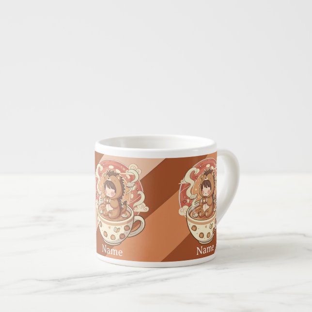 Taza De Espresso Mini Hedgehog Espresso Shot Coffee Cup (Derecha)