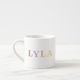 Taza De Espresso Mini Mug con el nombre del niño/pequeño color pers