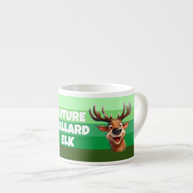 Taza De Espresso Mini mugre de Ballard Elk (Derecha)
