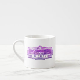Taza De Espresso Mini sueños para comer barro