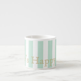 Taza De Espresso Mint Green Strike Espresso Mug
