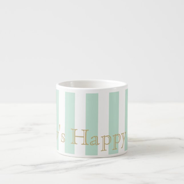 Taza De Espresso Mint Green Strike Espresso Mug (Frente)
