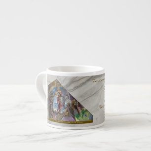 Taza De Espresso Misterios del Rosario Luminoso #1: Bautismo de Jes