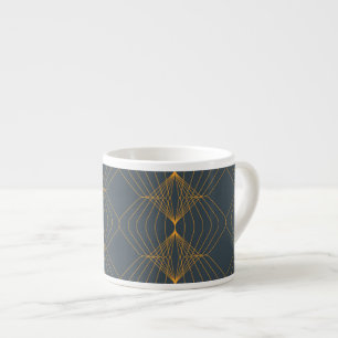 Taza De Espresso Moda, diseño gráfico geométrico elegante y sencill