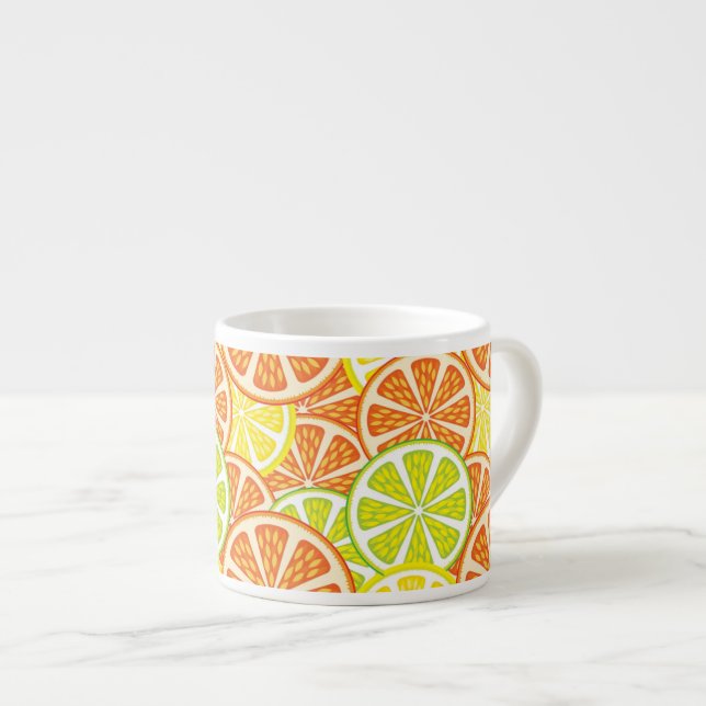 Taza De Espresso Modelo 2 de la fruta cítrica (Derecha)