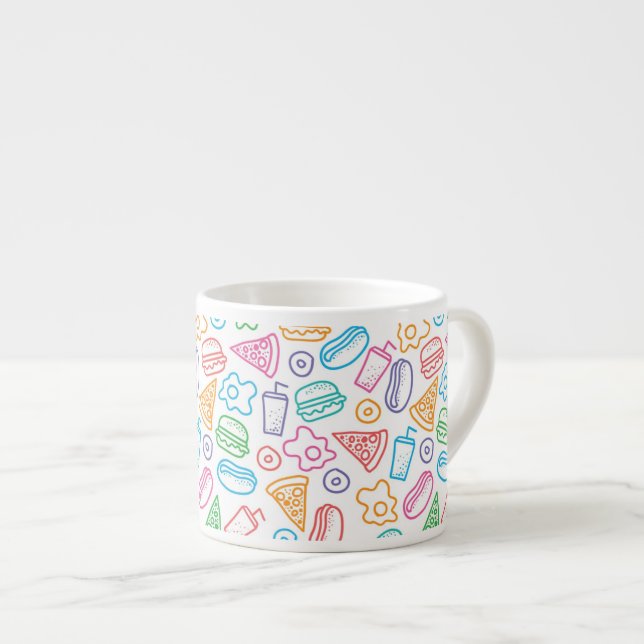 Taza De Espresso Modelo 2 de los alimentos de preparación rápida (Derecha)