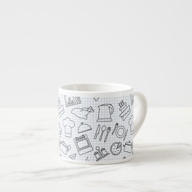 Taza De Espresso Modelo 4 de la cocina (Derecha)