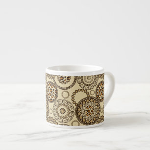 Taza De Espresso Modelo africano 3 de la piel del guepardo