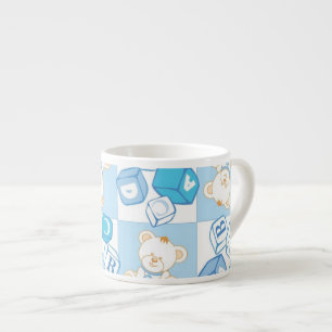 Taza De Espresso Modelo comprobado del oso de peluche