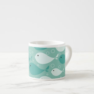 Taza De Espresso modelo con los pescados