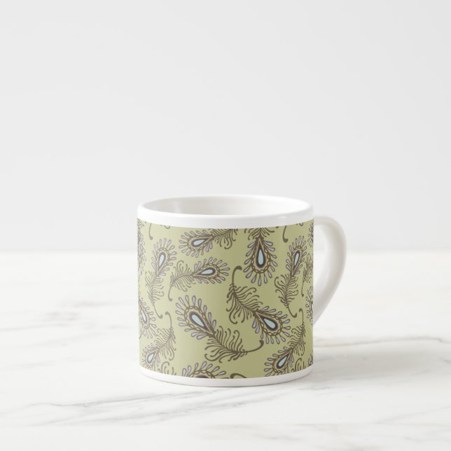Taza De Espresso Modelo de la pluma (Derecha)