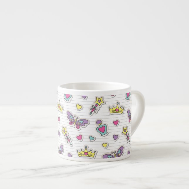Taza De Espresso modelo de la princesa del ballet (Derecha)