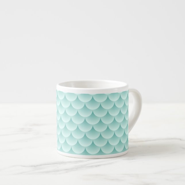 Taza De Espresso Modelo de las escalas de pescados (Derecha)
