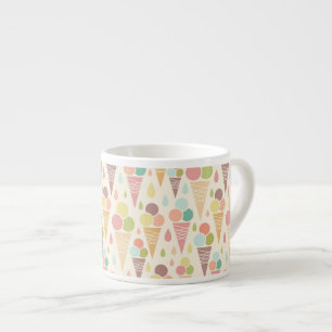 Taza De Espresso Modelo de los conos de helado