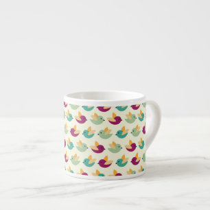 Taza De Espresso Modelo de los pájaros