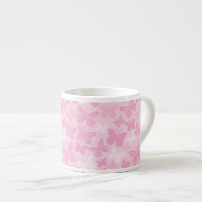 Taza De Espresso Modelo de mariposa (Derecha)