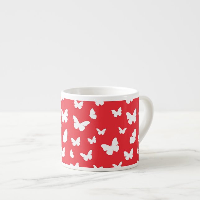 Taza De Espresso Modelo de mariposa 2 (Derecha)