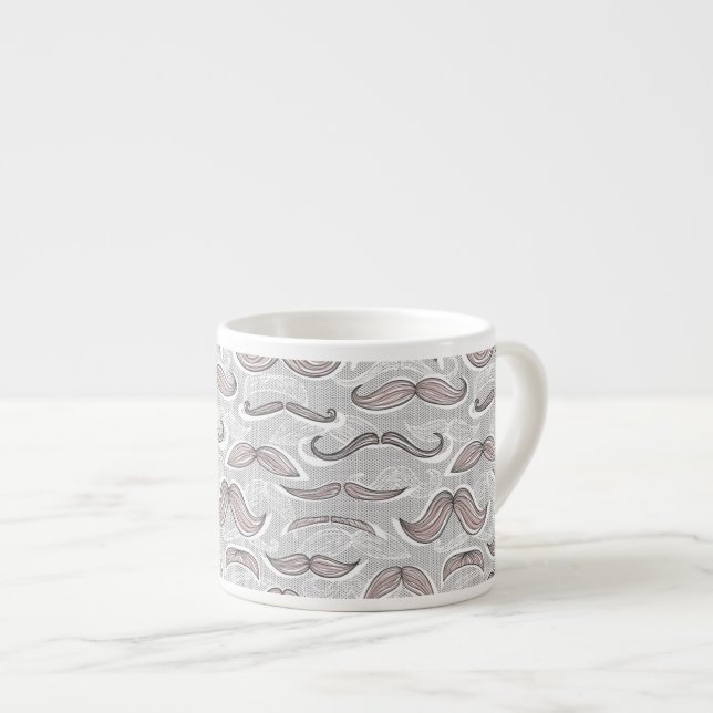 Taza De Espresso Modelo de moda del bigote (Derecha)